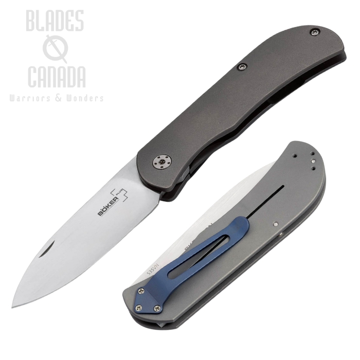 Boker Plus Exskelibur II Folding Knife, CPM S35VN, Titanium, 01BO134