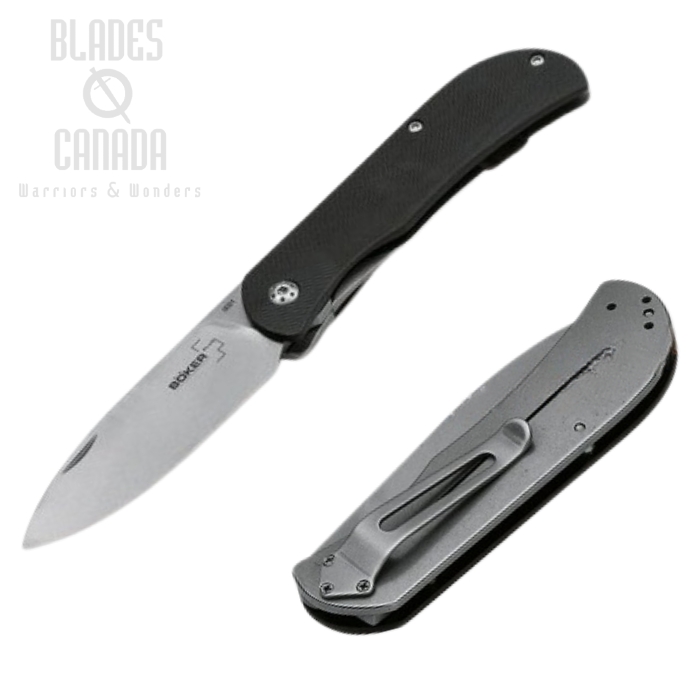 Boker Plus Exskelibur II Framelock Folding Knife, D2, G10 Black, 01BO138