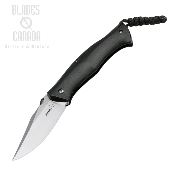 Boker Plus Kerberos Folding Knife, D2, G10 Black, 01BO266
