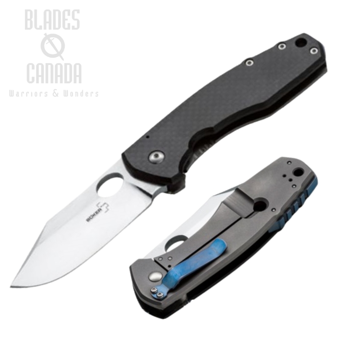 Boker Plus F3 Framelock Folding Knife, CPM S35VN, Carbon Fiber, 01BO335