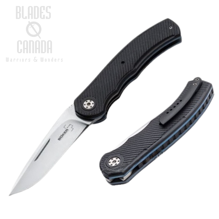 Boker Plus A2 42 Tactical Folding Knife, VG10, G10 Black, 01BO351