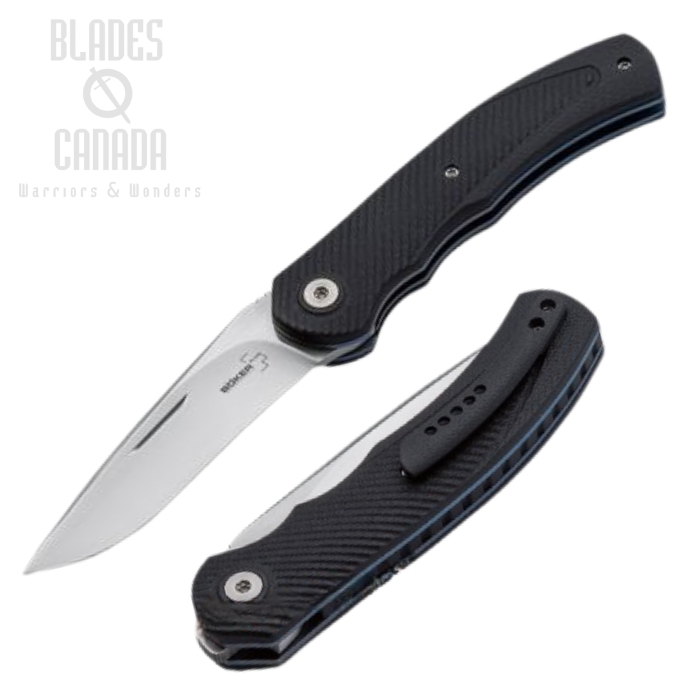 Boker Plus A2 Mini 42 Folding Knife, VG10, G10 Black, 01BO356