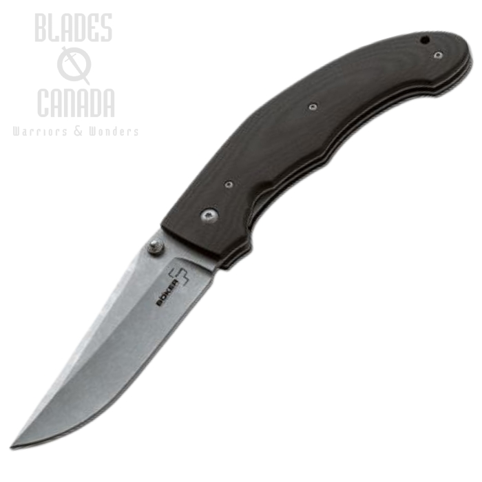 Boker Plus Gitano Folding Knife, 440C, G10 Black, 01BO364