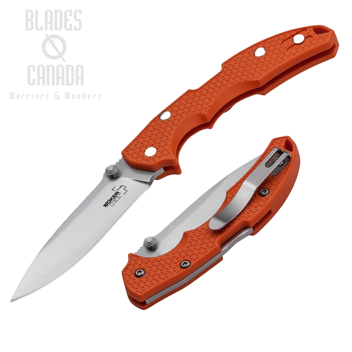 Boker Plus Classic Orange by Fox Knives USA, 154CM, 01BO372