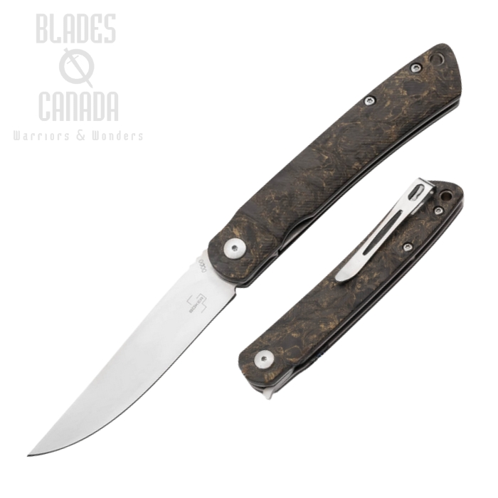 Boker Plus LFL07 Folding Knife, CPM S35VN, Carbon Fiber, 01BO387