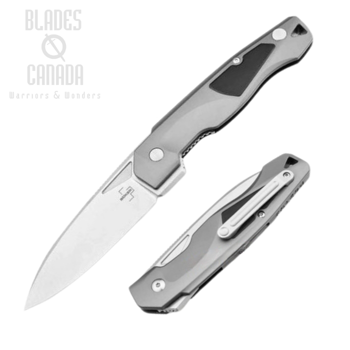 Boker Plus Aluma Framelock Flipper Folding Knife, D2 Steel, Aluminum Handle, 01BO463