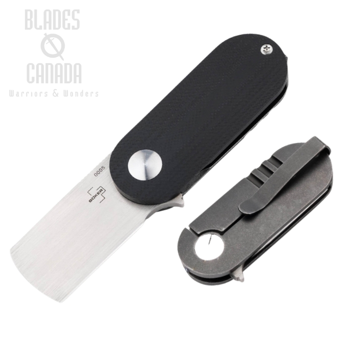 Boker Plus Suiseki Flipper Framelock Knife, D2, G10 Black, 01BO489
