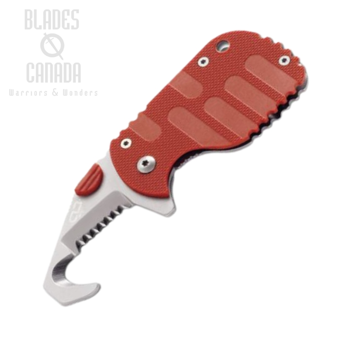 Boker Plus Rescom Framelock Folding Knife, AUS 8, FRN Red, 01BO584