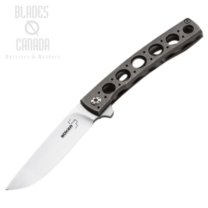 Boker Plus Mini FR Folding Knife, VG10, Titanium, 01BO748