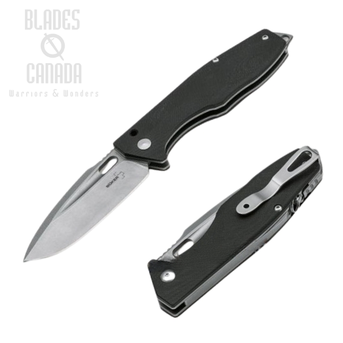 Boker Plus Caracal 42 Slipjoint Folding Knife, D2, G10 Black, 01BO753