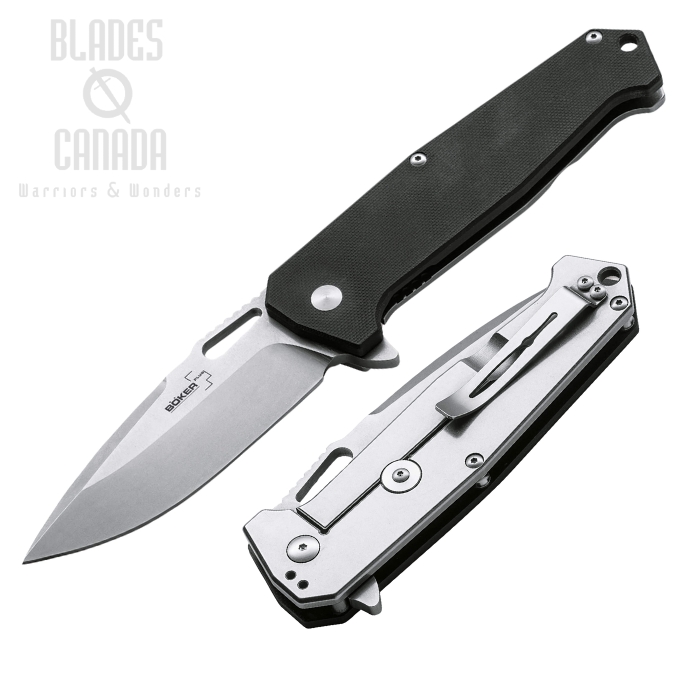 Boker Plus Hitman Flipper Framelock Folding Knife, D2, 01BO776