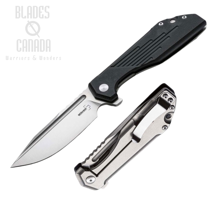 Boker Plus Lateralus Framelock Folding Knife, D2, G10 Black, 01BO778