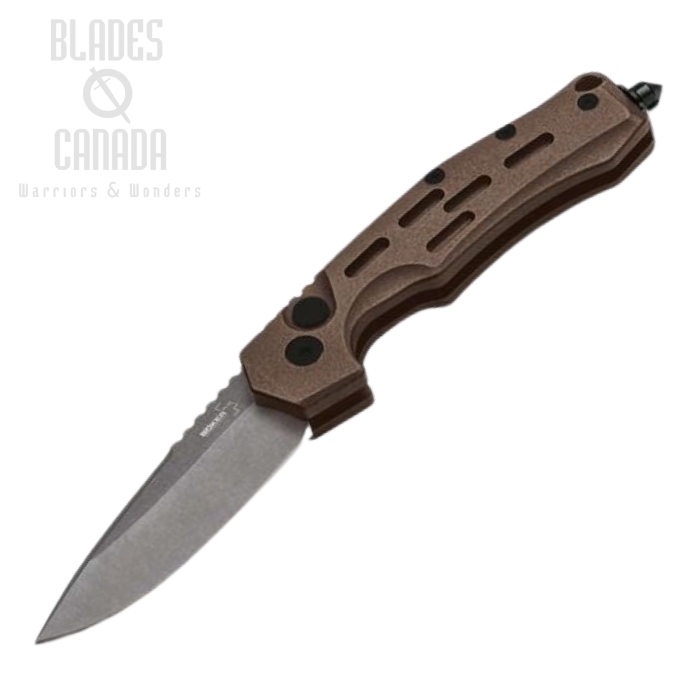 Boker Plus Thunder Storm Folding Knife, AUS8, Aluminum Coyote, 01BO794N
