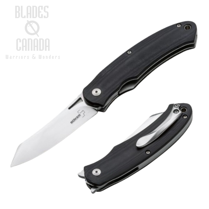 Boker Plus Takara Flipper Folding Knife, D2, G10 Black, 01BO893