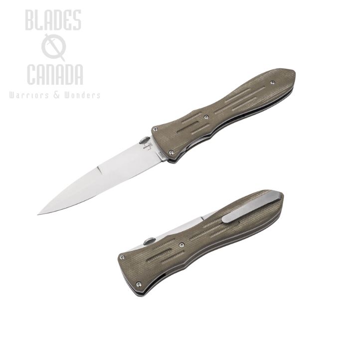 Boker Plus Atropos Folding Knife, VG-10, Micarta Brown, 01BO913