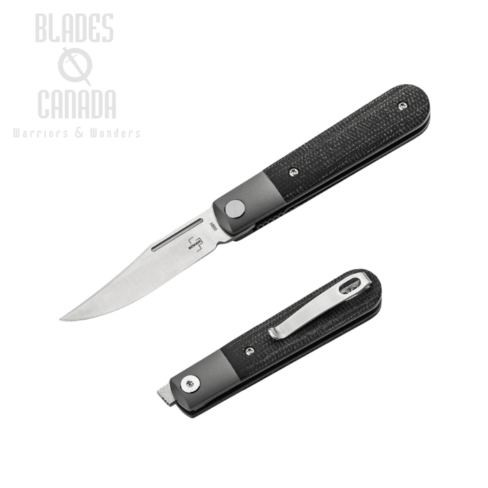 Boker Plus Modern Barlow Folding Knife, Nitro-V, Micarta, 01BO932