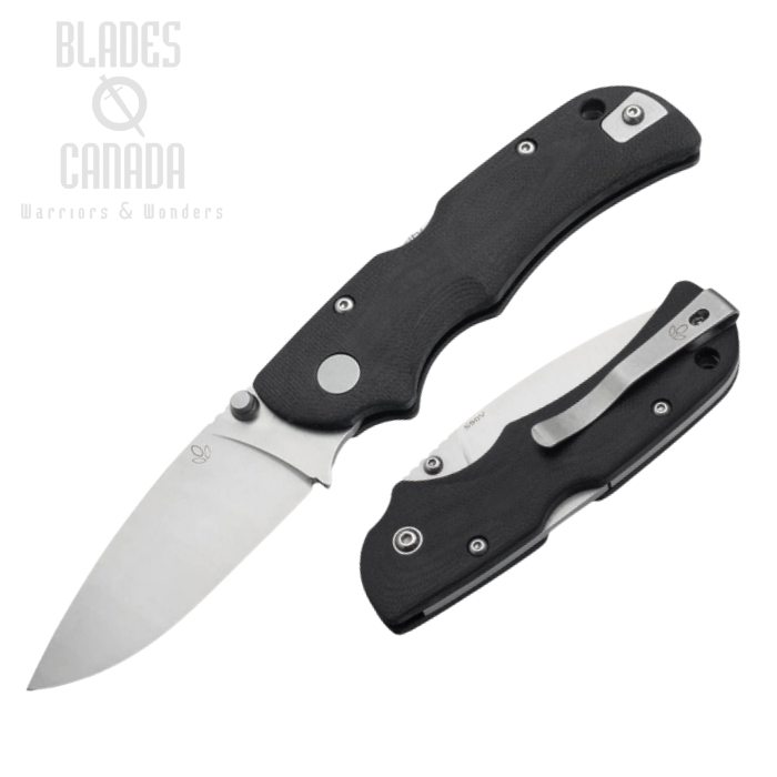 Manly City Folding Knife, CPM S90V, G10 Black, 01ML074