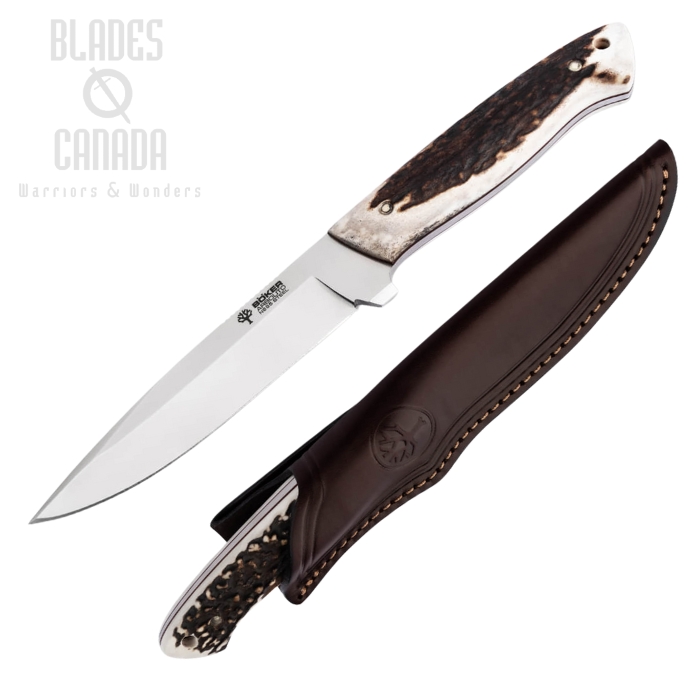 Boker Arbolito Relincho Cuerno de Ciervo Fixed Blade, N695, Stag, 02BA303H