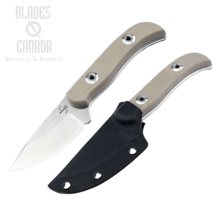 Boker Plus Dasos 2.0 Fixed Blade Knife, D2 Steel, G10 Brown, 02BO111