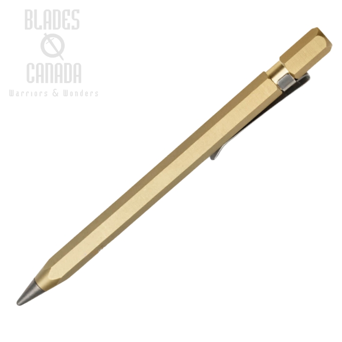 Boker Plus Redox Ball Pen, Brass, Bronze Body, 09BO037