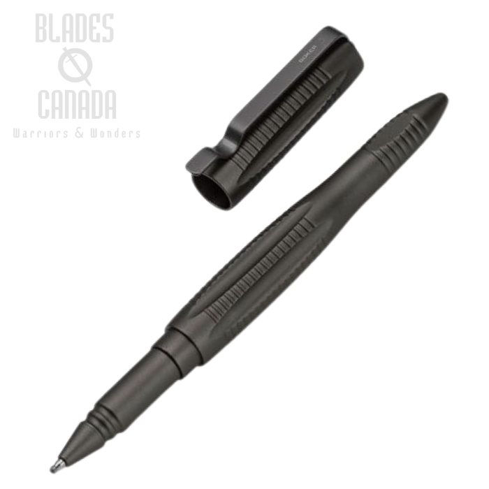 Boker Plus Click-On Tactical Pen, Aluminum Grey, 09BO119
