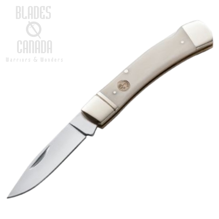 Boker Gentleman's Lockback Folding Knife, Bone Handle, 110250WB