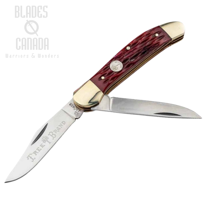 Boker Manufaktur Traditional Series 2.0 Copperhead Folding Knife, D2, Jigged Red Bone, 110811