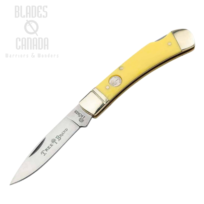 Boker Manufaktur Traditional Series 2.0 Gentleman's Foldin Knife, D2, Yellow Handle, 110818