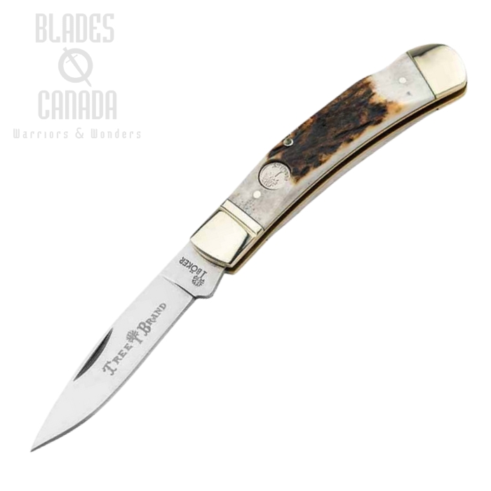Boker Manufaktur Traditional Series 2.0 Gentleman's Folding Knife, D2, Stag, 110819ST