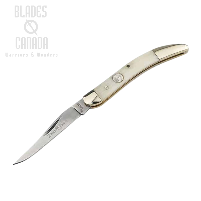 Boker Manufaktur Traditional Series 2.0 Slipjoint Folding Knife, D2, Bone White, 110846