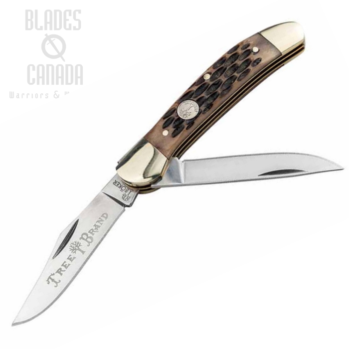 Boker Solingen Traditional Series 2.0 Slipjoint Folding Knife, D2, Copperhead Bone, 110861