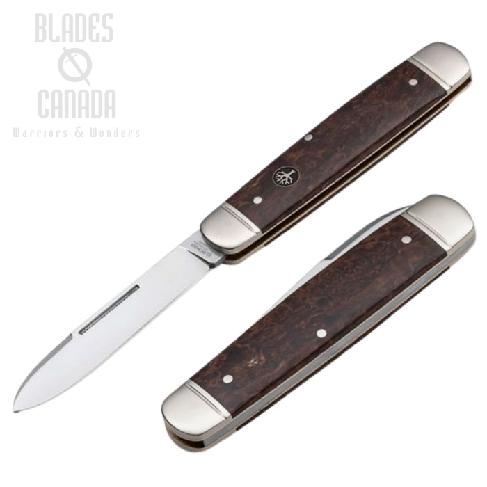 Boker Germany Catle Curly Birch Folding Knife, N690, 110910