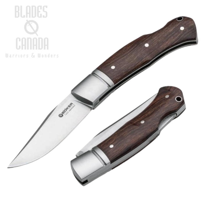 Boker Boxer Folding Knife, N690, Desert Ironwood, 111025