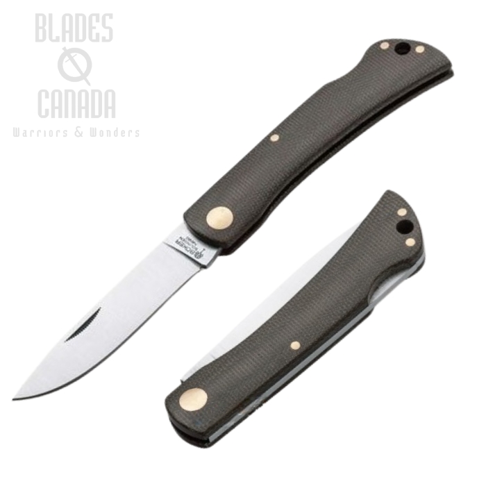 Boker Germany Rangebuster Folding Knife, N690, Micarta Green, 111914