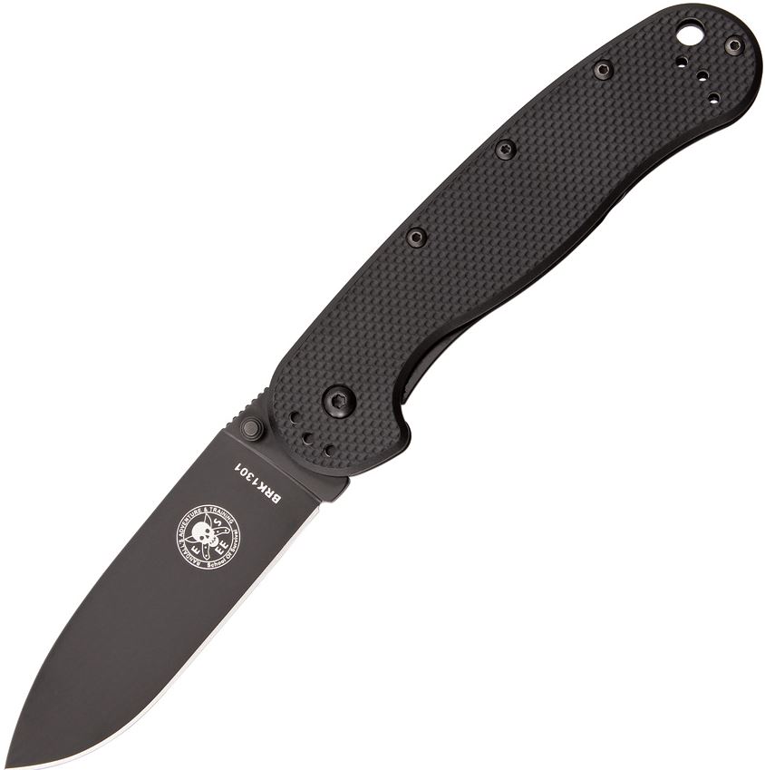 ESEE Avispa Framelock Folding Knife, D2 Steel, GFN Black/Stainless, BRK1302B - Click Image to Close