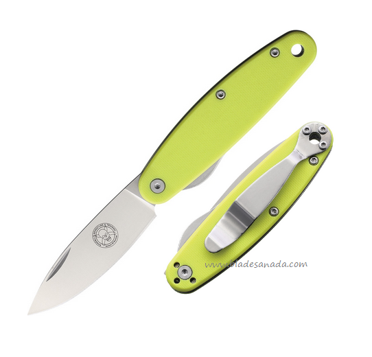 ESEE Churp Folding Knife, D2 Satin, G10 Yellow, BRKC5