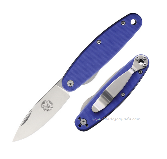 ESEE Churp Folding Knife, D2 Satin, G10 Blue, BRKC6