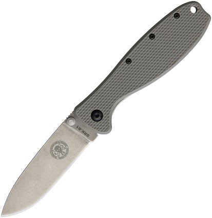 ESEE Zancudo Framelock Folding Knife, AUS 8A, GFN Foliage/Stainless, BRKR1FG