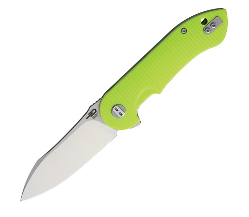 Bestech Torpedo Flipper Folding Knife, D2 Two-Tone, G10 Green, BG17C-1