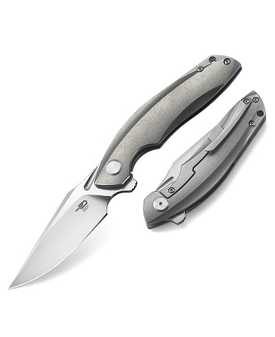 Bestech Ghost Flipper Framelock Knife, S35VN, Titanium, BT1905A