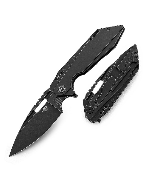 Bestech Shodan Flipper Framelock Knife, S35VN, Titanium, BT1910B