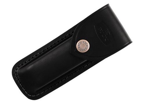 Buck Black Leather Sheath for 110 Hunter Folding Knife, BU0110-05BK