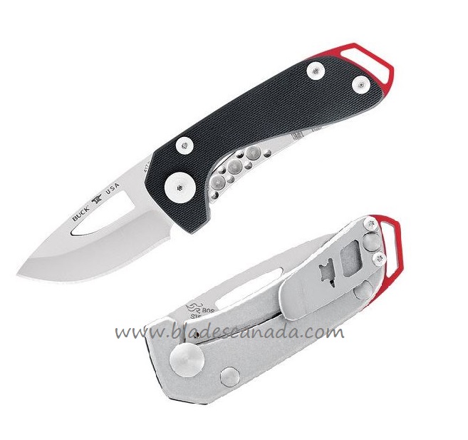 Buck Budgie Folding Knife, S35VN, G10 Black, 0417BKS