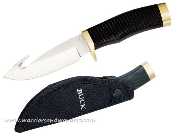 Buck Zipper Fixed Blade Knife, 420HC Steel, Nylon Sheath, BU0691BKG