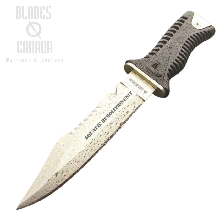 Delta Defender Fixed Blade Dive Knife, Sawback Serration, BK4589