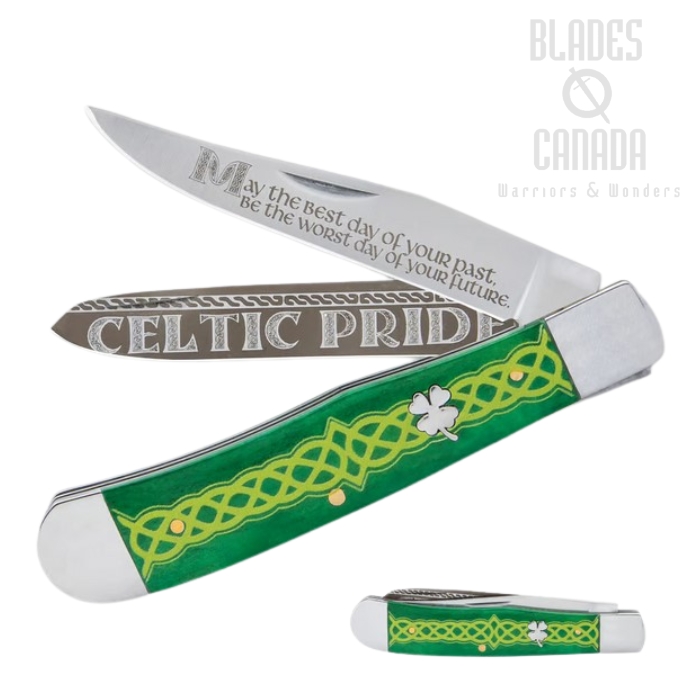 Celtic Trapper Pocket Folding Knife, Stainless, Non-Locking, BK5679