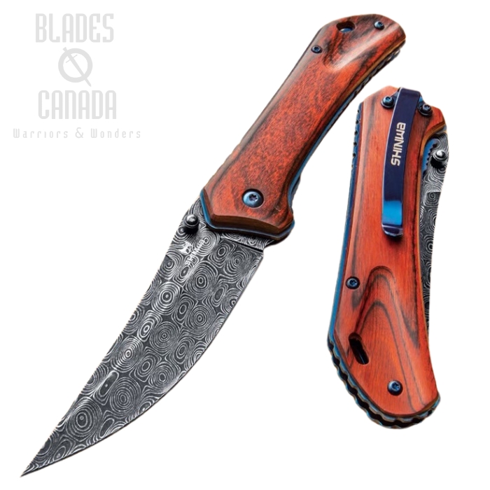 Shinwa Zhanshi Folding Knife, Stainless, Assisted Opening, KZ1025