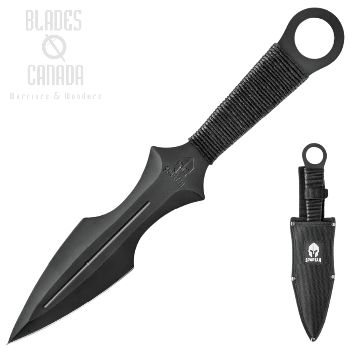 Super Spartan Throwing Dagger w/ Nylon Sheath, 14.75" O/A, BK4216