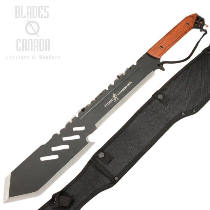 Titan Thrasher Sword, Stainless Two-Tone, Nylon Sheath, BK4916