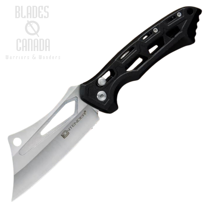 Contender Cleaver Folding Knife, Ball Bearing Opening, BK4945